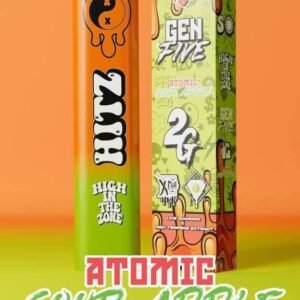 Atomic Sour Apple hitz disposable