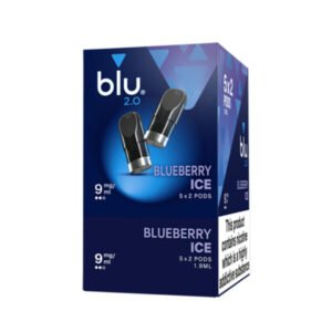 Blu 2.0 Blueberry Ice E Liquid Pods – 5 Boxes