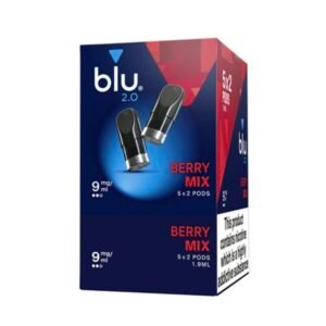 Blu 2.0 Berry Mix E Liquid Pods – 5 Boxes