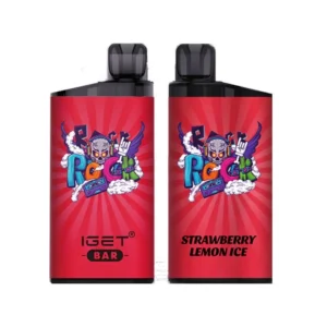 full box IGET Bar Strawberry Lemon Ice - bulk Deal