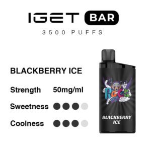 Alternative view of Blackberry Ice IGET Bar 3500 Puffs